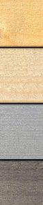 Il legno nordico trattato in autoclave acquisisce naturalmente nel tempo una patina grigio argento sotto l’effetto dei raggi UV e delle intemperie. Per contrastare questo processo, offriamo oltre al trattamento incolore anche una finitura di fabbrica disponibile in tre differenti tonalità. Inoltre sono disponibili su richiesta tutti i colori Lignosil Verano e le tinte legno naturale.
