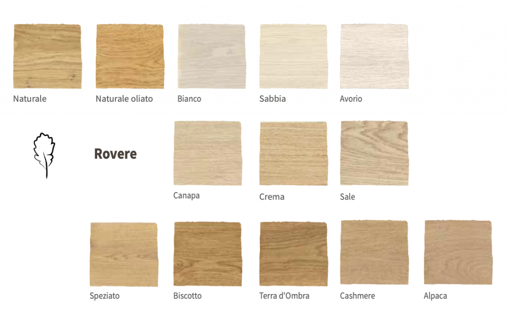 Parquet colori per Rovere 1