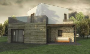 Casa Kubica di BiHolz - Linea a telaio Platform-Frame di Biolam Italia